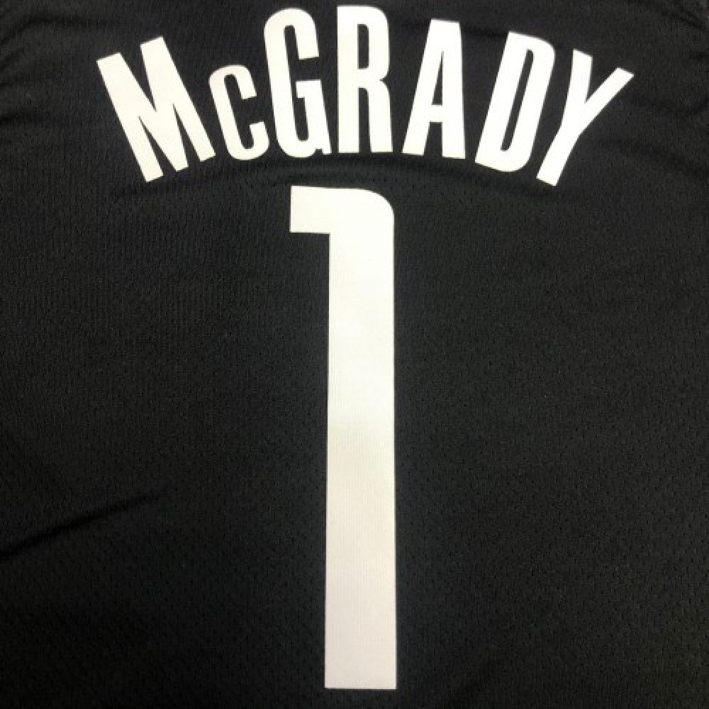 Men's Houston Rockets Tracy McGrady #1 Jordan Black 20/21 Swingman Jersey - Statement Edition-Pro Kit Vault | Brand New 26/27 Sports Jerseys